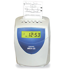Amano MRX-35 Automatic Time Clock